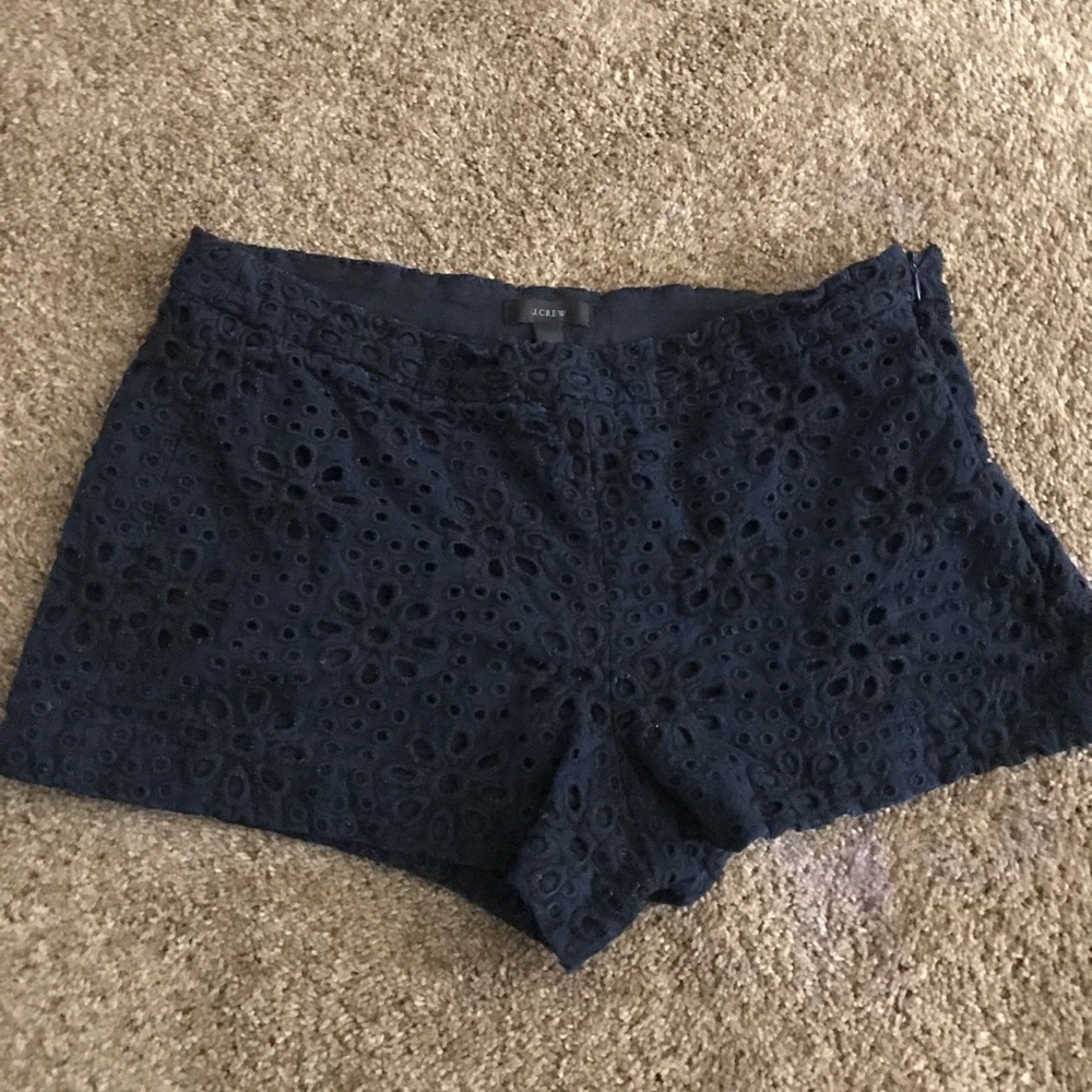 J. Crew Black Label Pinwheel Eyelet Short